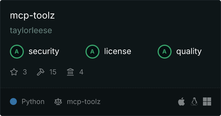 mcp-toolz MCP server