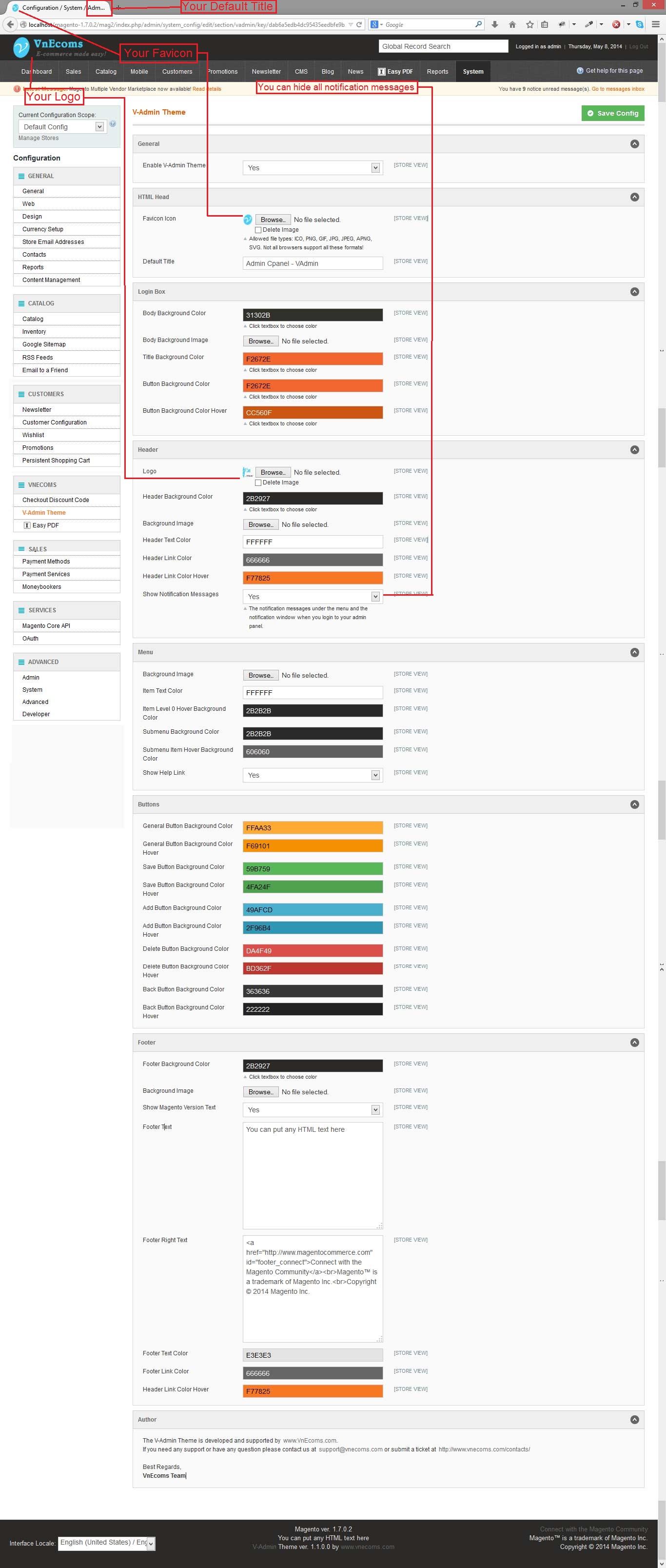 GitHub - hungvt/MagentoVAdmin: Replace the default theme of your admin ...