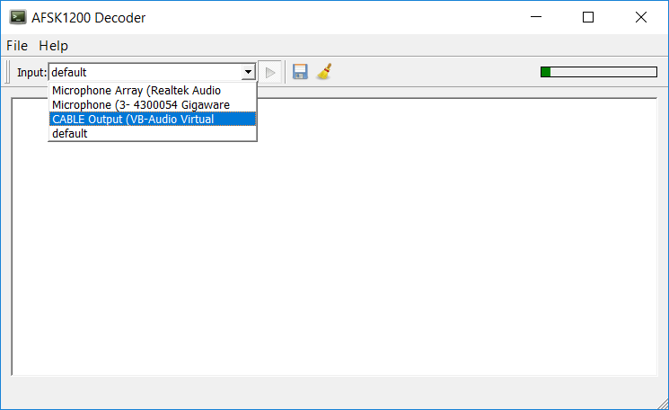 AFSK 1200 Decoder
