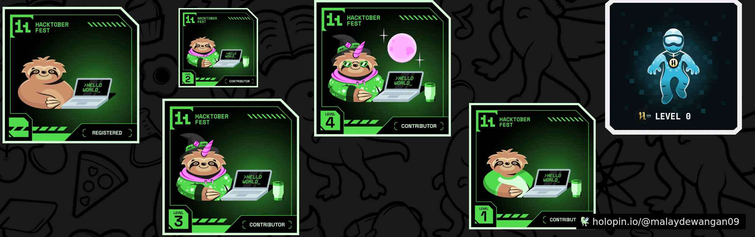 Holopin badges