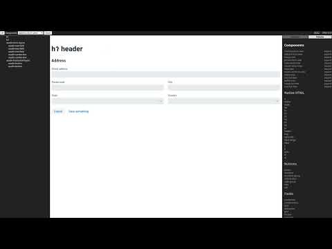 GUI Builder UI walkthrough