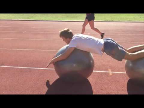 Guinness World Record - Swiss ball surfing