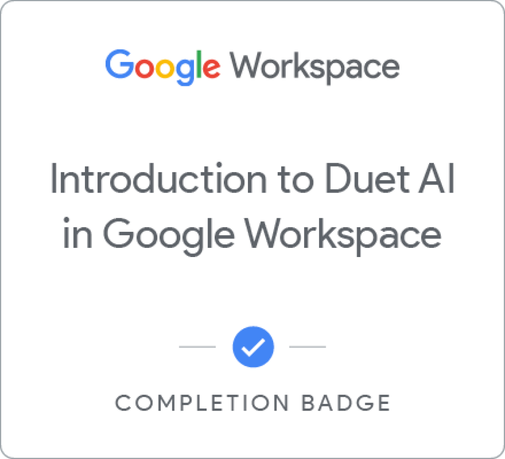 Introduction to Duet AI in Google Workspace