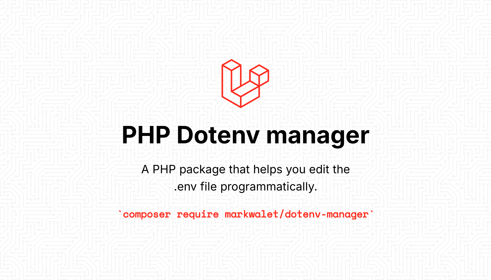 PHP Dotenv manager