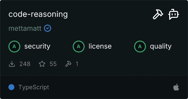 Code Reasoning Server MCP server