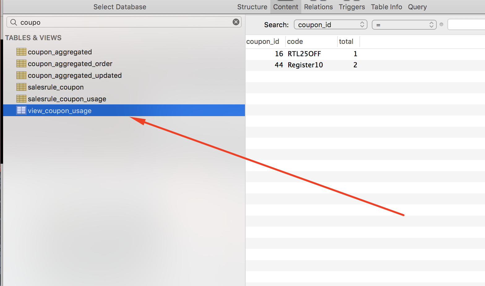 Custom Mysql View Report