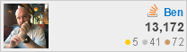 profile for Ben at Stack Overflow, Q&A for professional and enthusiast programmers
