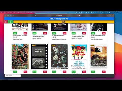 BFI 250 Progress Bar Video Demo