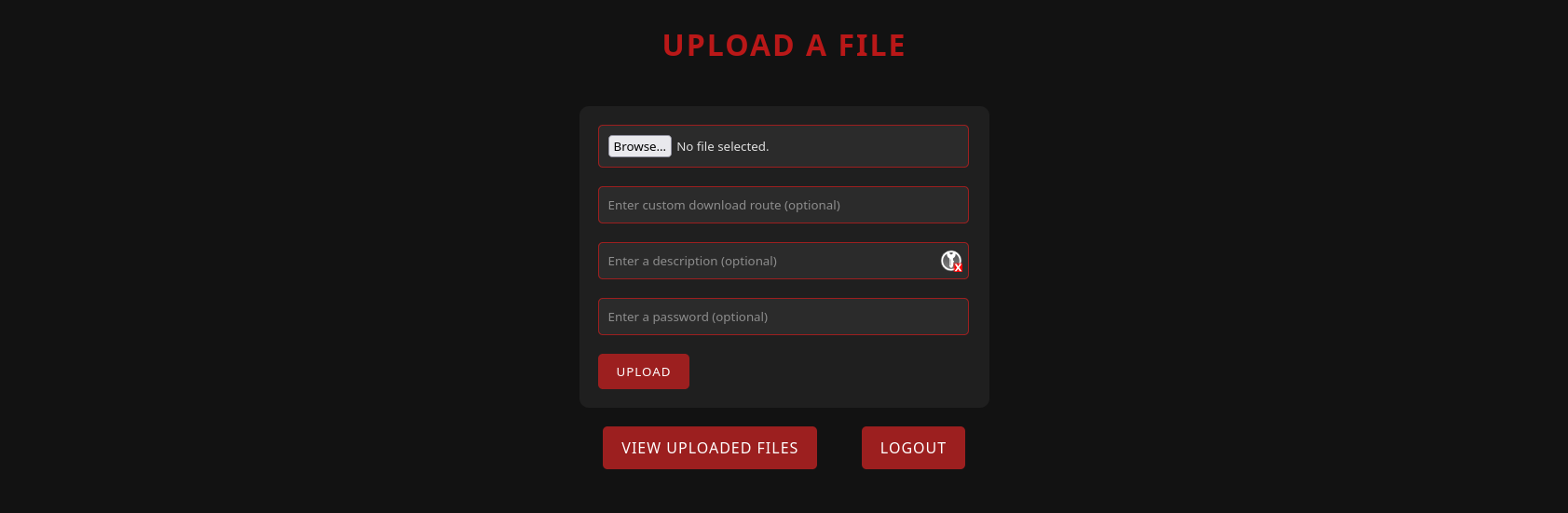 File Upload List