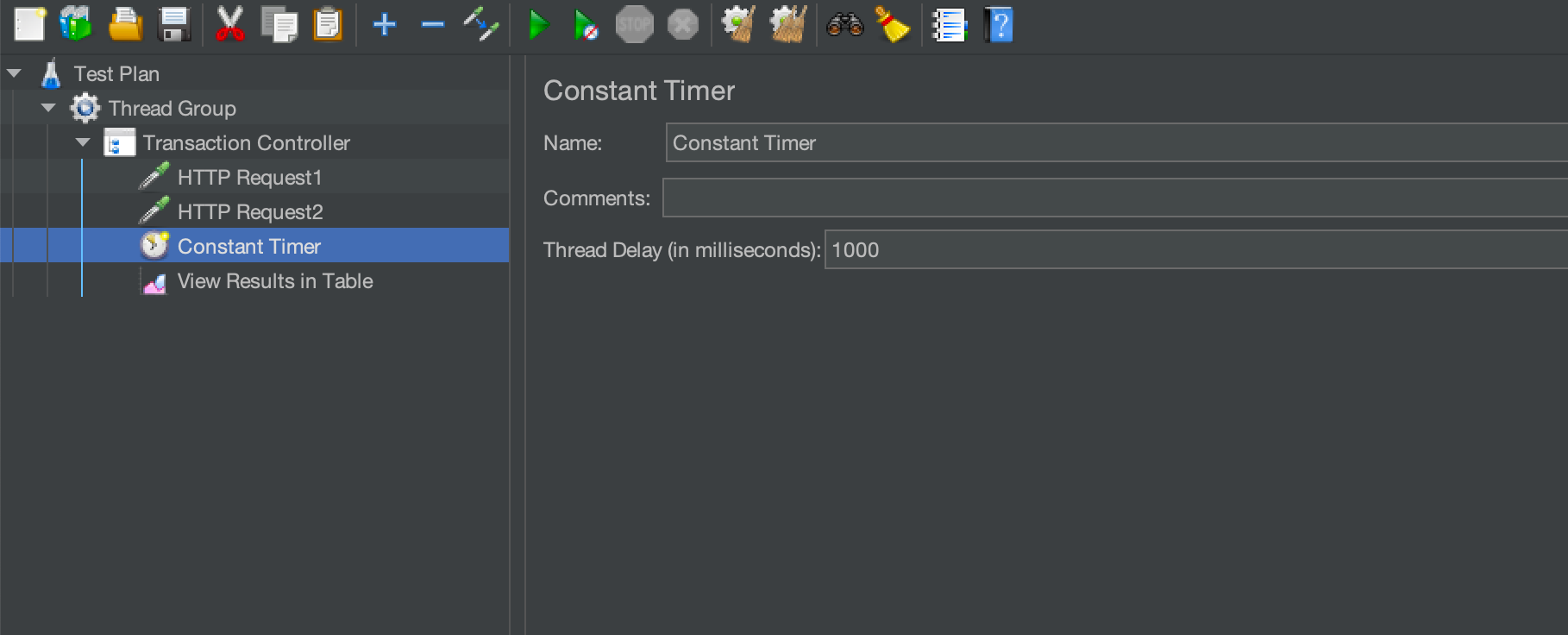 JMeter Constant Timer 2