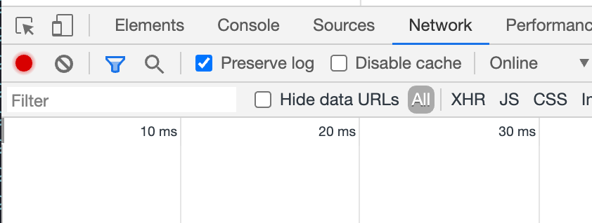 Preserve log in Chrome