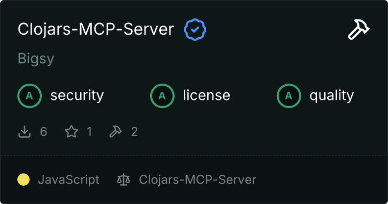 Clojars MCP Server