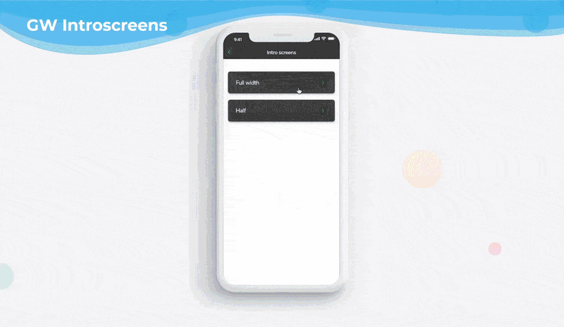 GF Flutter Introduction Widget 