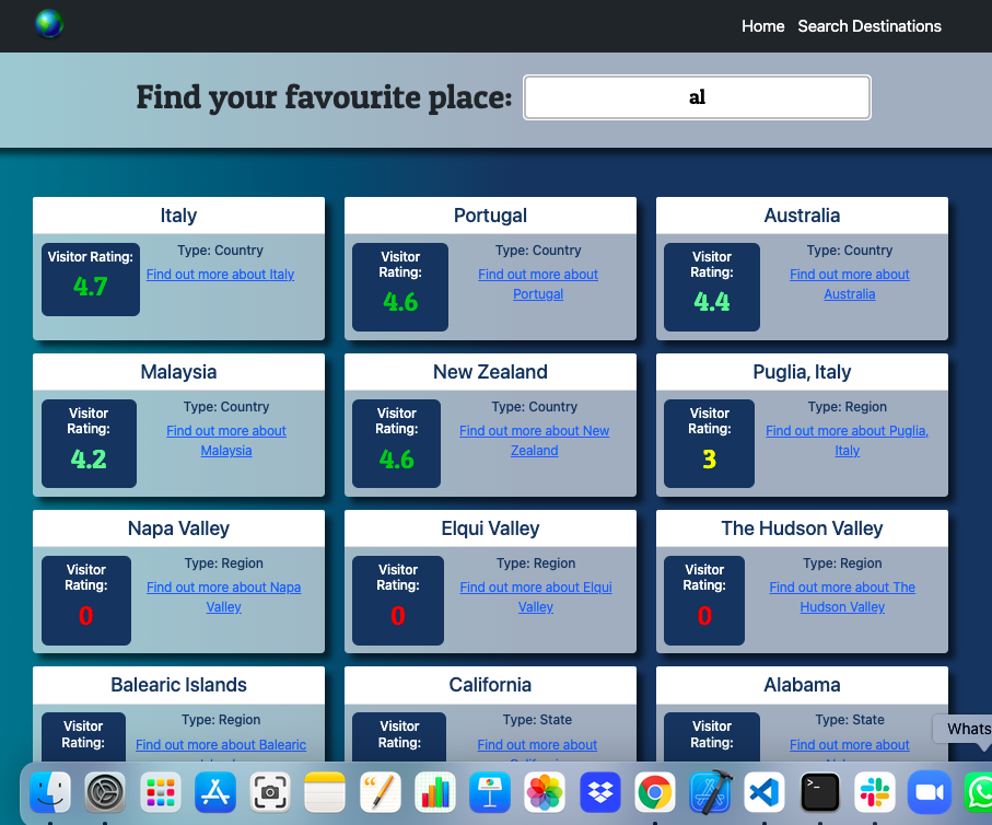 destination index