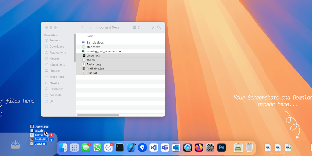 Dockside app for Mac