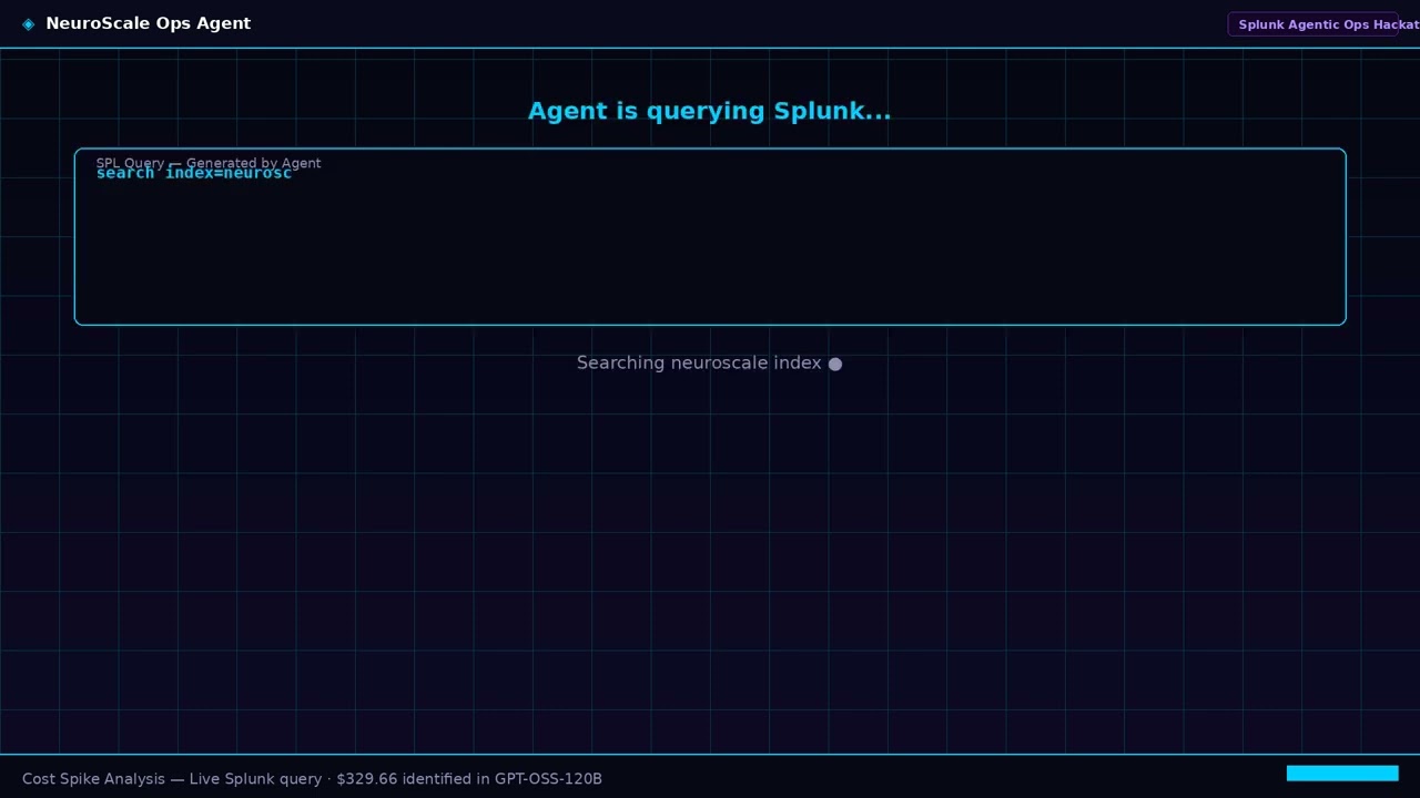 NeuroScale Ops Agent Demo