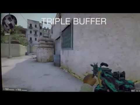Double buffering, Triple buffering, and no vsync