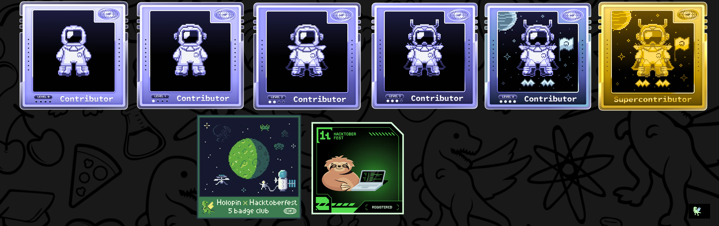 An image of @subratkb02's Holopin badges, which is a link to view their full Holopin profile