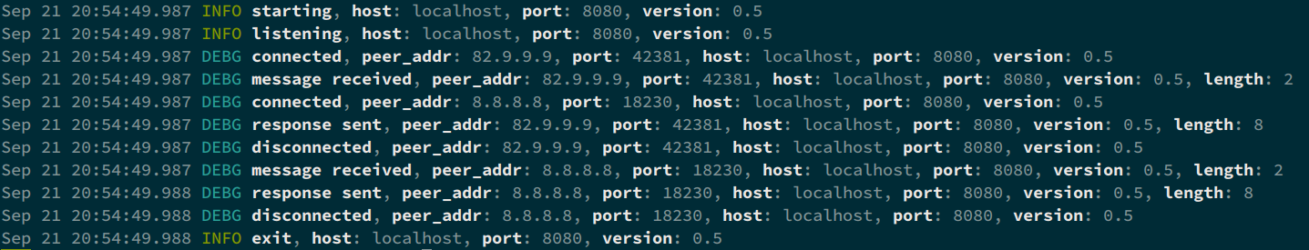 slog-rs terminal full output