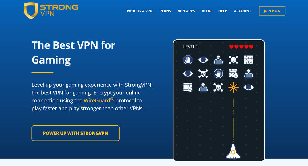 StrongVPN游戏加速器