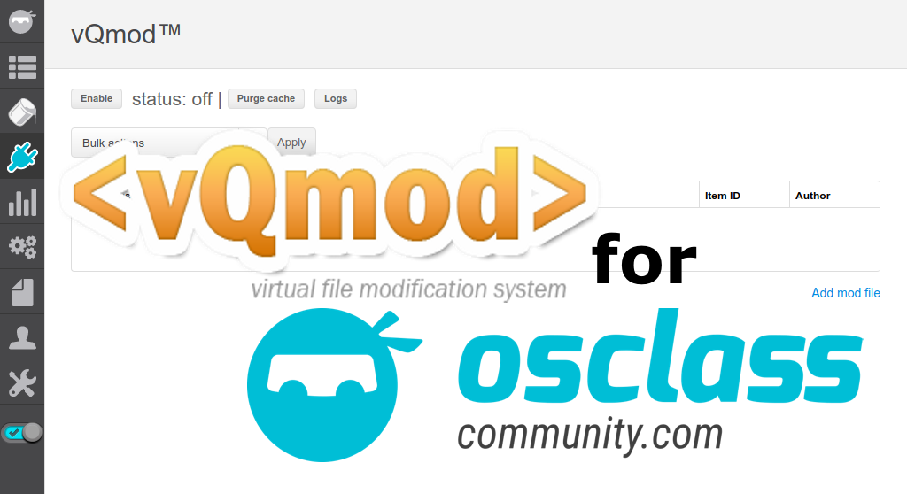 vQmod for Osclass