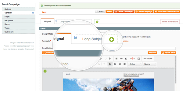 Email Marketing Tool Magento