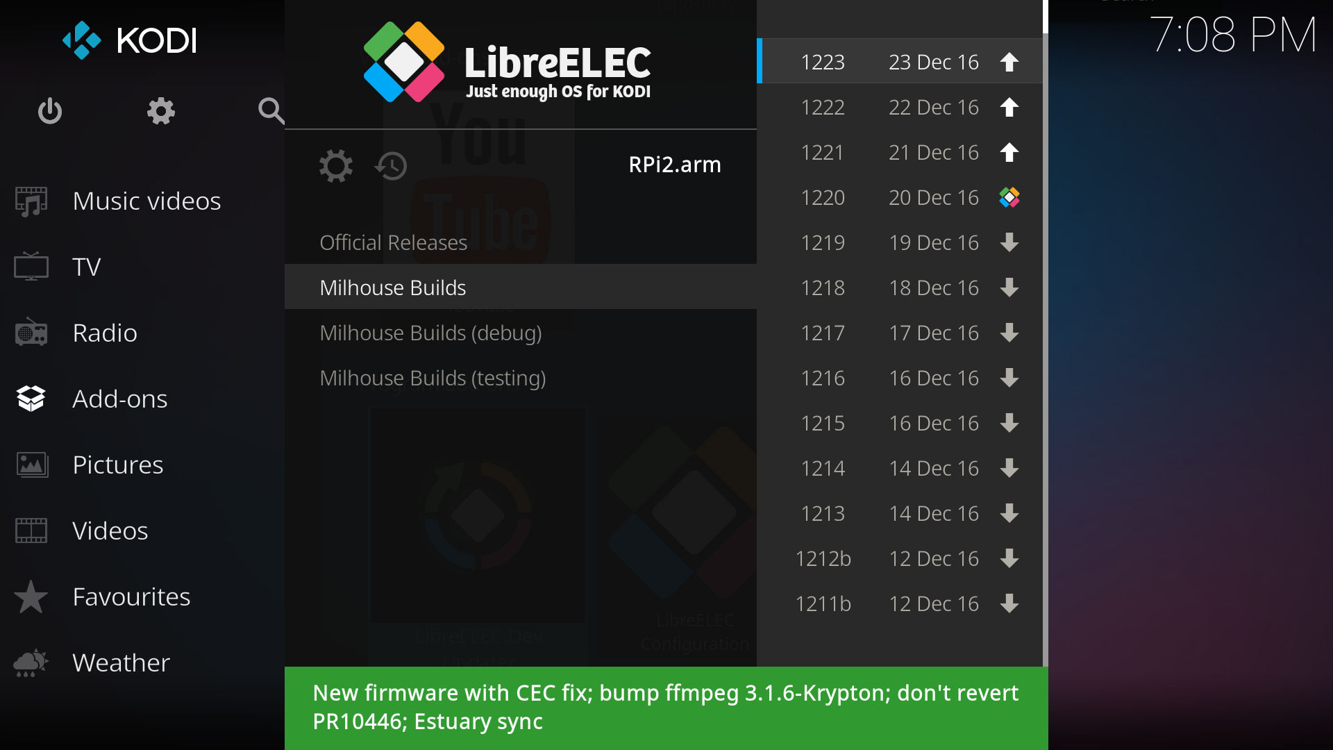 LibreELEC Dev Updater