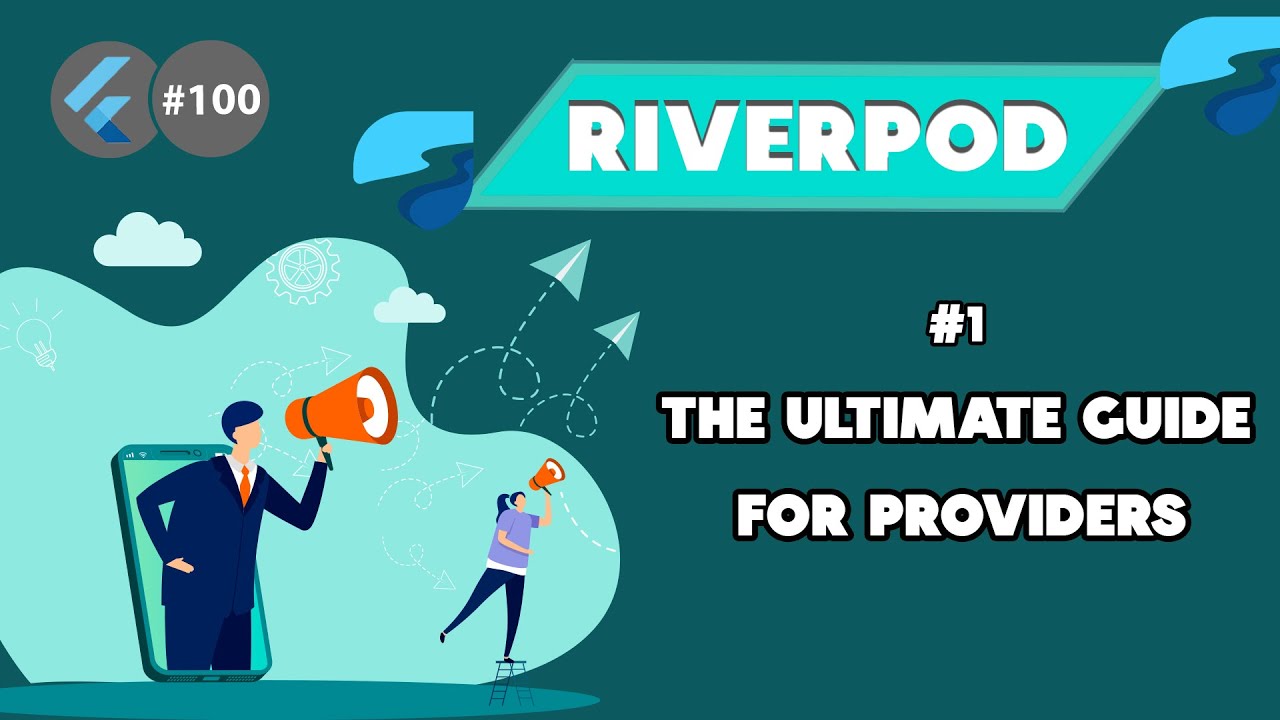 Flutter Tutorial - Riverpod - 1/3 The Ultimate Guide For Providers YouTube video