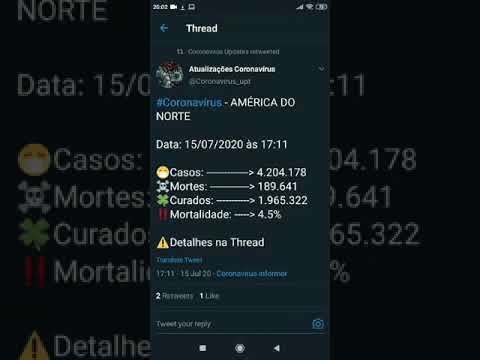 ITwitter Bot Coronavírus