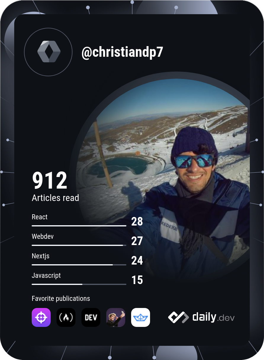 Christian Diaz Portela's Dev Card