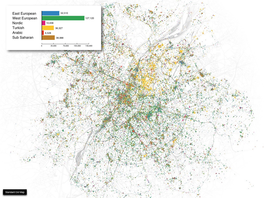 Standard dot map