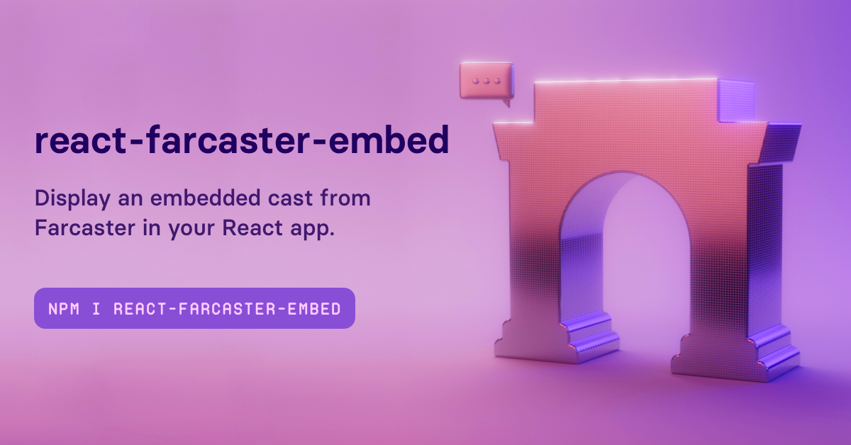 react-farcaster-embed