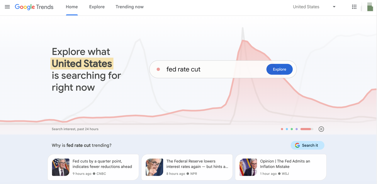 Method 1: Use the Google Trends website to scraping google trends