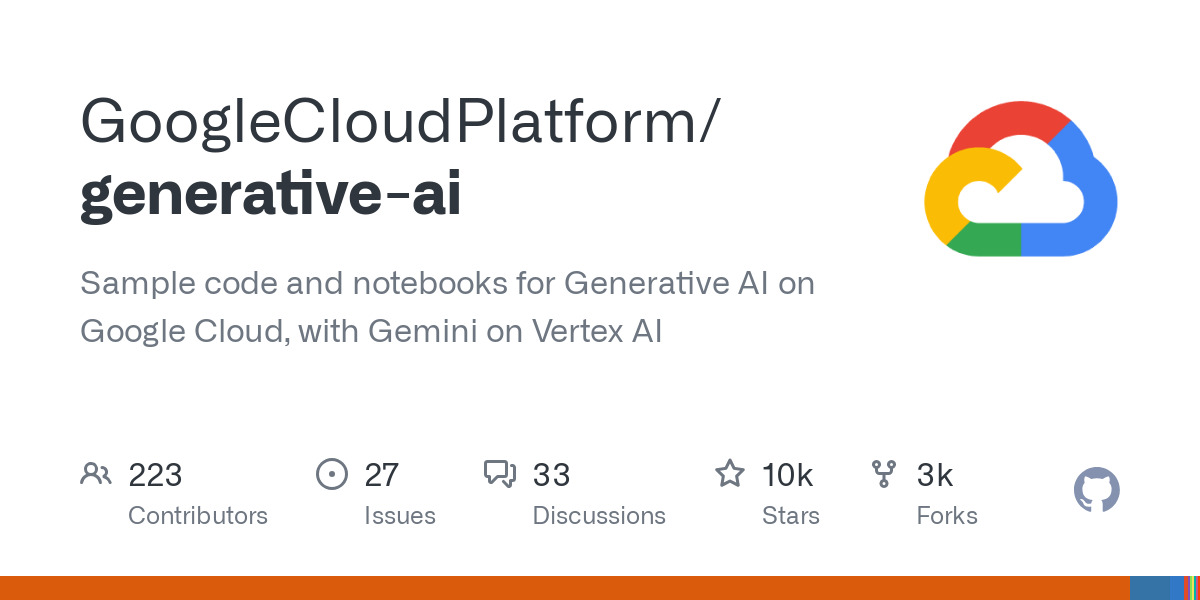 GoogleCloudPlatform / generative-ai