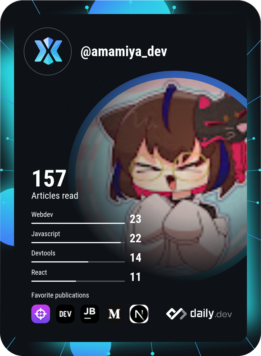 Nknight AMAMIYA's Dev Card