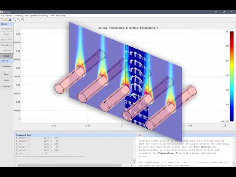 FEATool Heat Exchanger Quickstart Video Tutorial