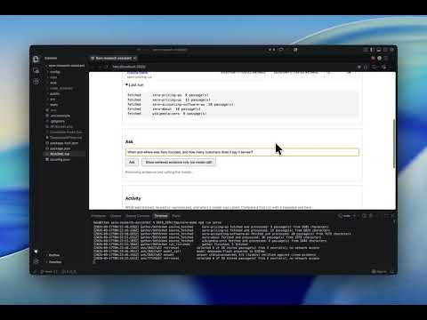 Xero Research Assistant Demo