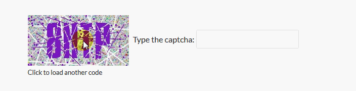 GM Captcha Screenshot