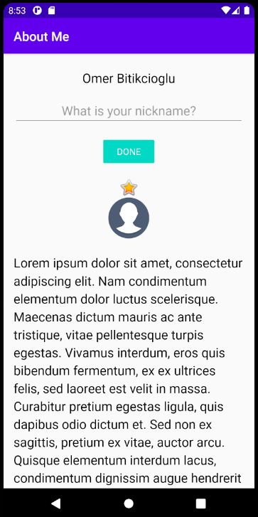 AboutMeApp