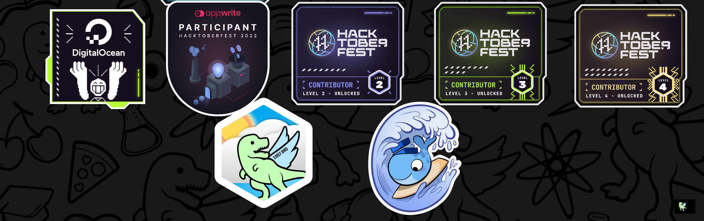 @blackd3vil's Holopin board