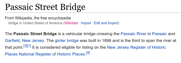 Screenshot of article with User:Galobtter/Shortdesc helper installed. The red Wikidata link appears first in the gadget's list of options