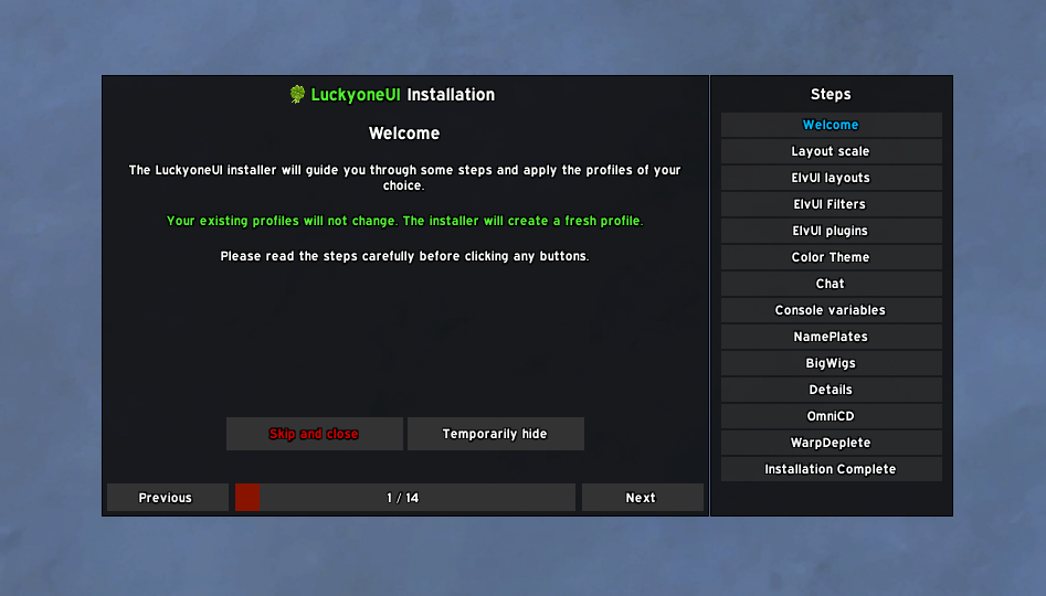 LuckyoneUI Installer