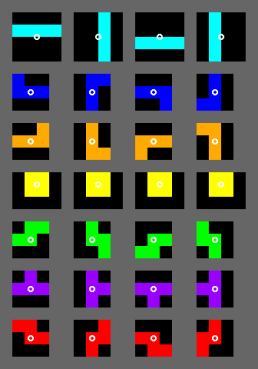 pieces rotation map