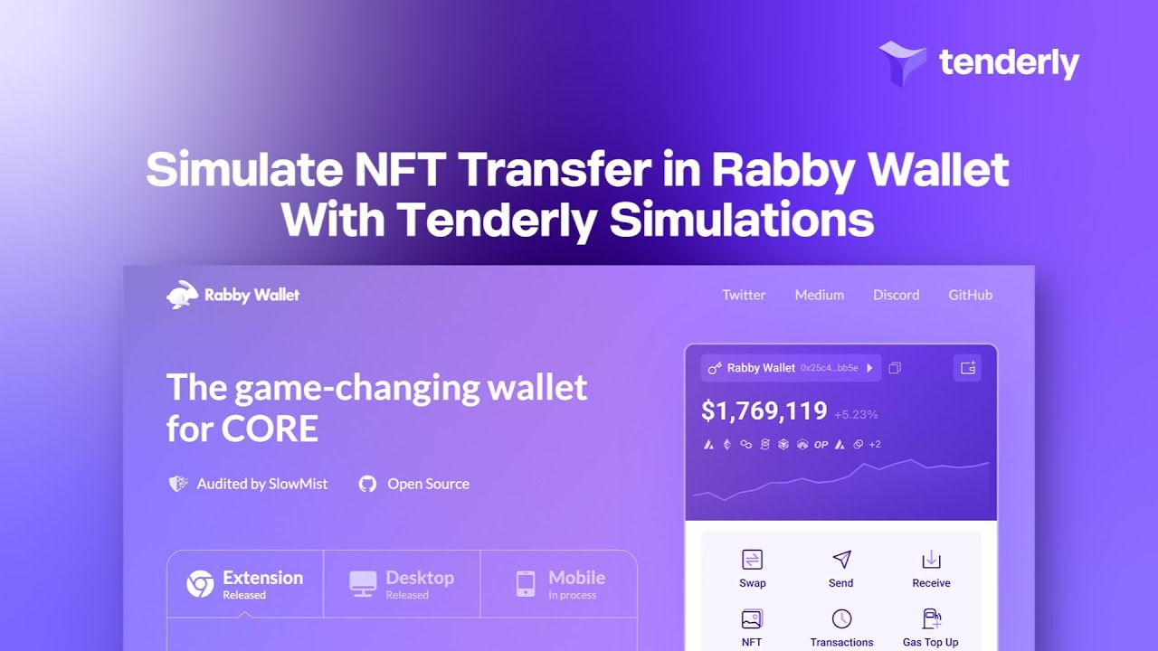 GitHub - Tenderly/tenderly-rabby-transaction-preview: Integrate the  Tenderly Simulation API into Rabby Wallet to enable a transaction preview  option for wallet users.