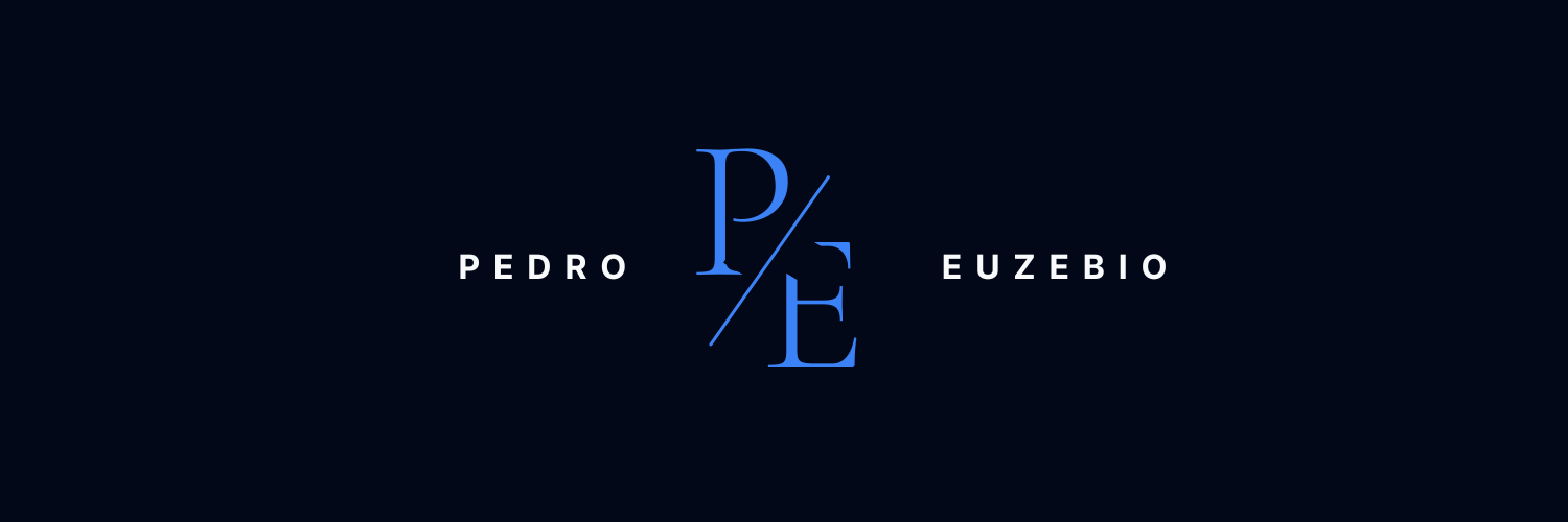 Banner de apresentação do perfil do GitHub do Pedro Euzebio