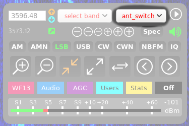 ant switch extension user interface launch