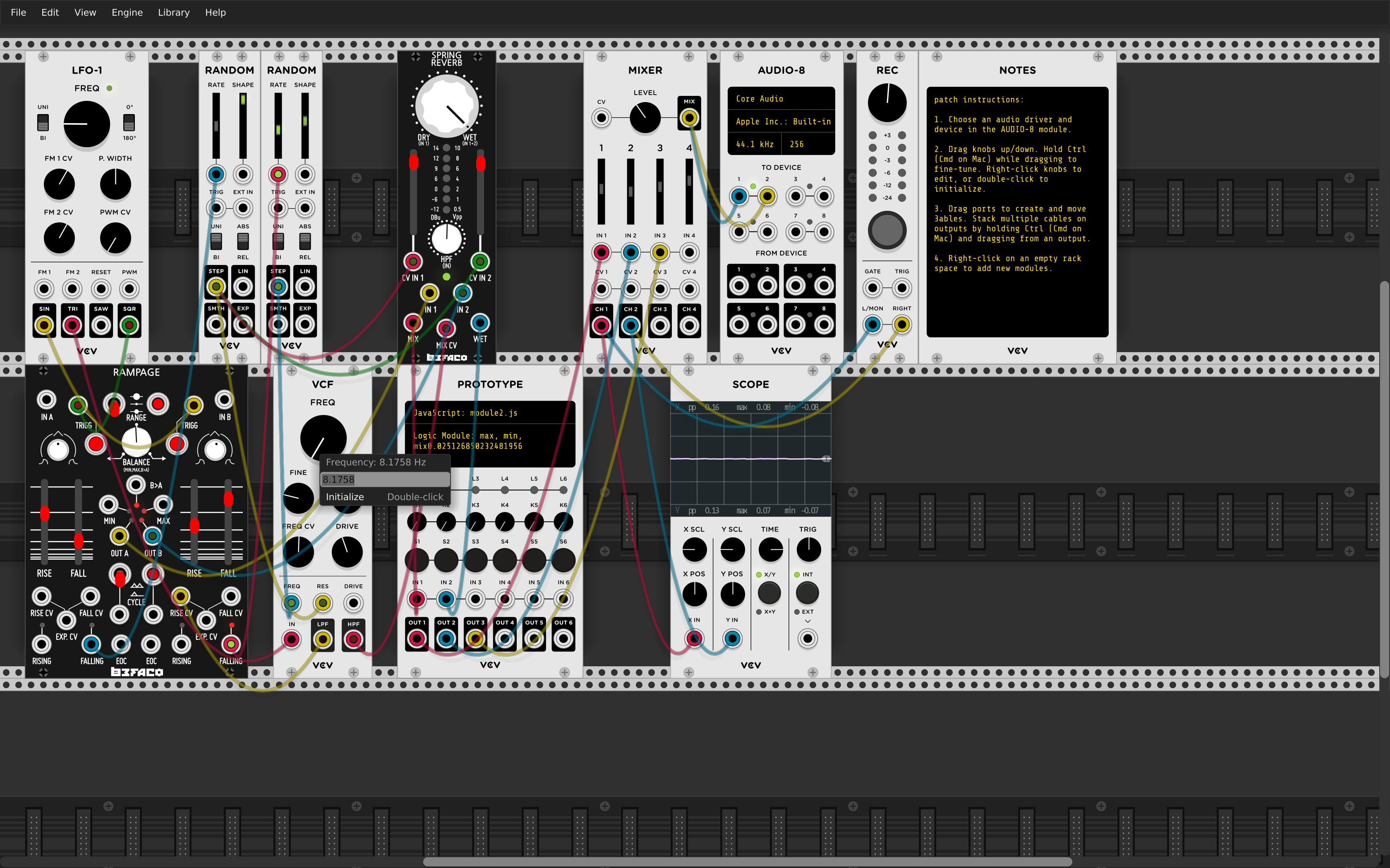 VCF Setting