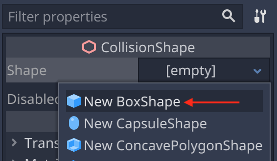 New BoxShape