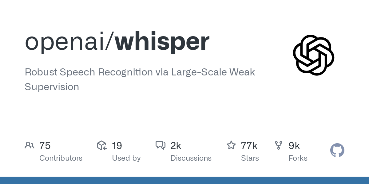 openai / whisper