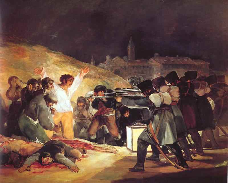 alt Francisco Goya, Il 3 maggio 1808 (1814)